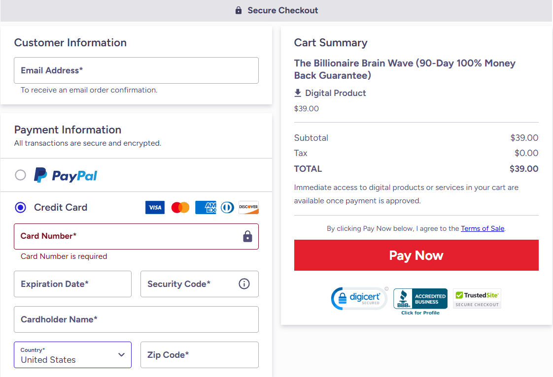 Billionaire-Brain-Wave-Checkout-Page
